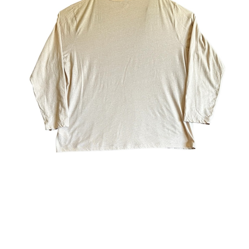 Place Thankful For My Family Long Sleeve Shirt - Cream Mens SZ XL - Picture 3 of 8